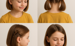👧 Einfache Schulfrisuren für kurze Haare 👧 Einfache Schulfrisuren für kurze Haare