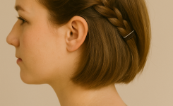 🎀 Französischer Mini-Zopf für kurze Haare