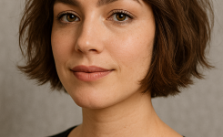 🔥 French Bob mit Textur – Pariser Chic fürs runde Gesicht