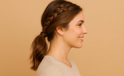 🐚 Geflochtener Ponytail – schick mit wenig Aufwand 🐚 Geflochtener Ponytail – schick mit wenig Aufwand