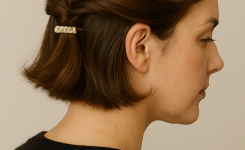 🌿 Half-Up mit Dreh – schick und super easy
