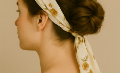 🧵 Hochsteckfrisuren mit Haarband oder Tuch – Boho-Vibes!