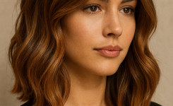 ✂️ Karamellbraune Balayage Ideen für kurze Haare