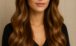 👩‍🦰 Karamellbraune Haare Balayage Inspiration 2025 für lange Haare