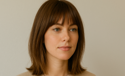 🎀 Long Bob mit Fransenpony