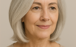 👩‍🦳 Longbob Frisuren für graues oder weißes Haar