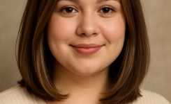 1. Der Long Bob (Lob) – DER Klassiker für ein rundes Gesicht