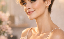 3 Der feminine messy Pixie mit weichen Wellen