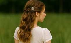 3. Die halboffene Oktoberfest Frisur mit Flechtakzenten 🌺 3. Die halboffene Oktoberfest Frisur mit Flechtakzenten 🌺