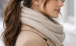 7 Winter Frisuren ohne Hitze Der niedrige Pferdeschwanz