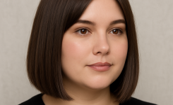 Blunt Cut Mittellang – aber mit Trick Blunt Cut Mittellang – aber mit Trick