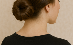 Chignon im Nacken 🎩 Chignon im Nacken 🎩