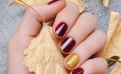 DIY Herbst Nägel Design Ideen