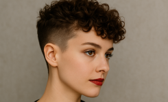 Der klassische Pixie Cut mit Locken und Undercut ✂️