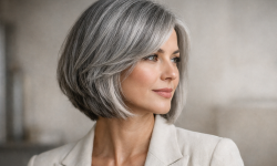 Die 3 Besten Ideen für Bob Frisur Graue Haare die dich sofort jünger wirken lassen