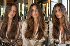 Die 3 besten Stufenschnitt lange glatte Haare Ideen die sofort mehr Volumen und Style bringen