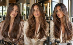 Die 3 besten Stufenschnitt lange glatte Haare Ideen die sofort mehr Volumen und Style bringen