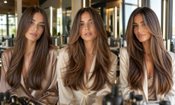 Die 3 besten Stufenschnitt lange glatte Haare Ideen die sofort mehr Volumen und Style bringen