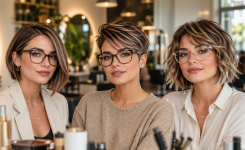 Die 3 besten frisuren kurze haare brille rundes gesicht die sofort schlanker wirken