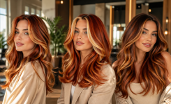 Die 3 besten kupfer haare mit blonden strähnen Ideen die sofort jünger wirken