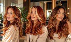 Die 3 besten kupfer haare mit blonden strähnen Ideen die sofort jünger wirken