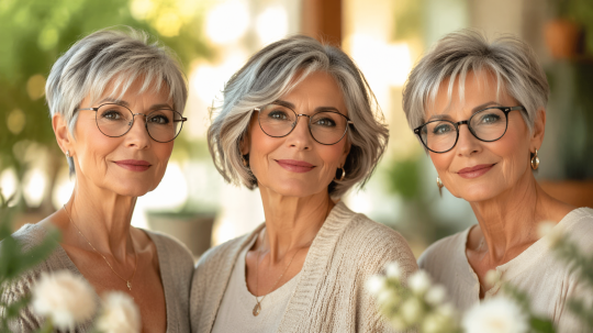 Permalink to Die 3 besten kurze graue frisuren ab 60 mit brille die dich sofort jünger wirken lassen
