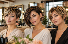 Die 3 besten kurze haare frauen rundes gesicht Ideen die sofort jünger und schlanker wirken