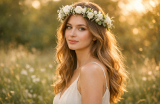 Die 3 schönsten Blumenkranz Haare Ideen die wirklich alle Blicke auf sich ziehen