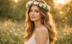 Die 3 schönsten Blumenkranz Haare Ideen die wirklich alle Blicke auf sich ziehen