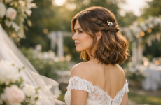 Die 3 schönsten Brautfrisur schulterlange Haare Ideen die jede Braut sofort strahlen lassen