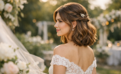 Die 3 schönsten Brautfrisur schulterlange Haare Ideen die jede Braut sofort strahlen lassen