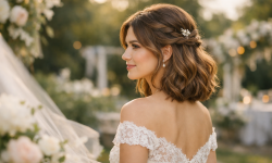 Die 3 schönsten Brautfrisur schulterlange Haare Ideen die jede Braut sofort strahlen lassen