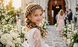 Die 3 schönsten flechtfrisuren kommunion die jedes Mädchen strahlen lassen