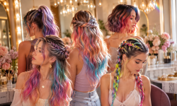 Die 3 schönsten haar kreide Ideen für sofort bunte Haare ohne Friseur