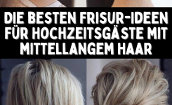 Die besten Frisur-Ideen für Hochzeitsgäste mit mittellangem Haar