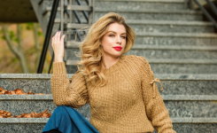 Die besten Herbst Outfits Damen Strickpullover Kombinationen