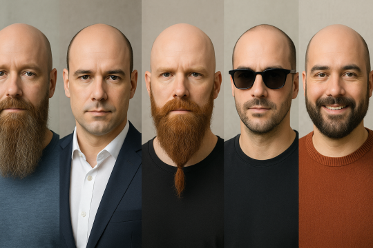 Permalink to Die besten Vollbart Frisuren mit Glatze die jeden Look aufwerten