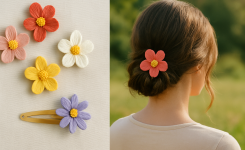 Diese Frisuren mit Blumen Klammer sind so schön dass du nie wieder ohne willst