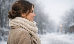 Diese Winter Frisuren retten deine Haare bei Kälte Schnee trockener Heizungsluft und lassen sie gesund aussehen