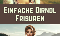 Einfache Dirndl Frisuren