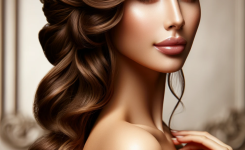 Elegante Ballfrisuren Halboffen