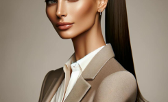 Entdecke den Charme des Sleek Zopf für einen stilvollen Look
