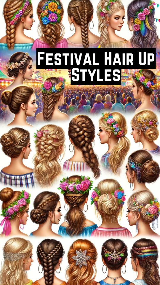 Permalink to Festival Hair Up Styles to Wow the Crowd