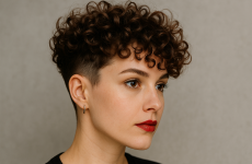 Freche Frisuren kurze Haare Locken mit Undercut die du 2025 ausprobieren musst