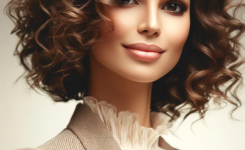 Frisuren mit Locken mittellang