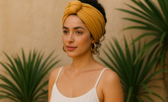 Haartuch binden turban style So einfach stylst du dir den Trendlook fürs ganze Jahr