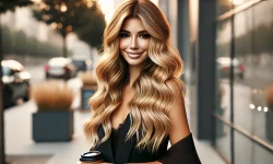 Honigblonde Goldblonde Balayage Die schönste Haarfarbe für 2025