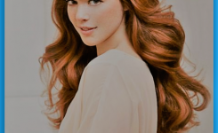 interessante-idee-aussehen-elegante-frau-frisuren-fur-schmale-gesichter-und-hohe-stirn-dicke-braune-haare