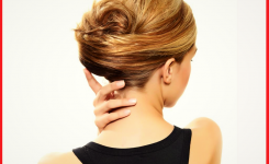 interessante-ideen-hochsteckfrisuren-mittellanges-braun-haar-selber-machen-anleitung-einfach-von-hinten-sichtbar