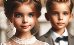 Kinderfrisuren für Hochzeiten